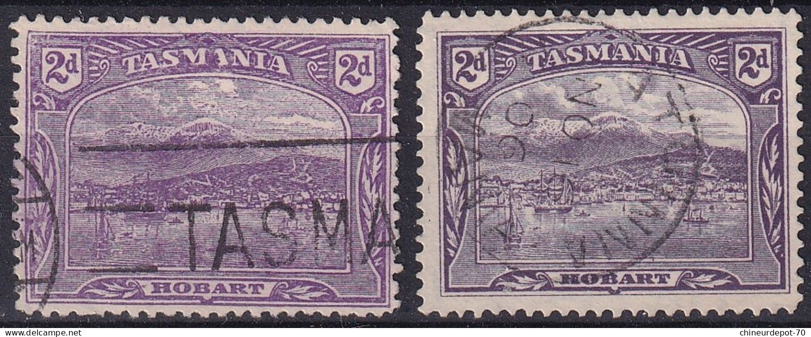 Tasmania Hobart - Used Stamps