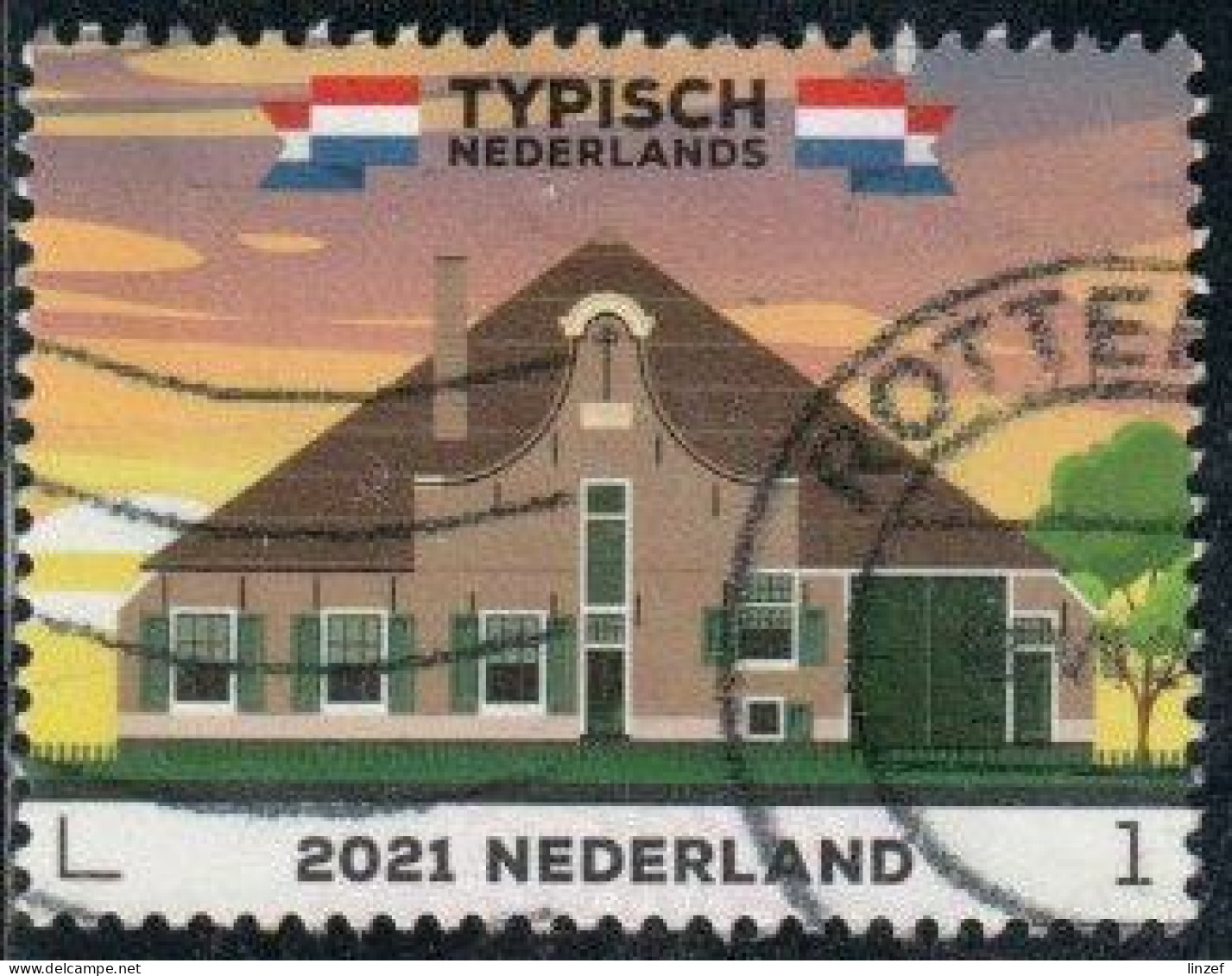 Pays-Bas 2021 Yv. N°3924 - Architecture Néerlandaise - Ferme Broedersbouw -  Oblitéré - Gebraucht