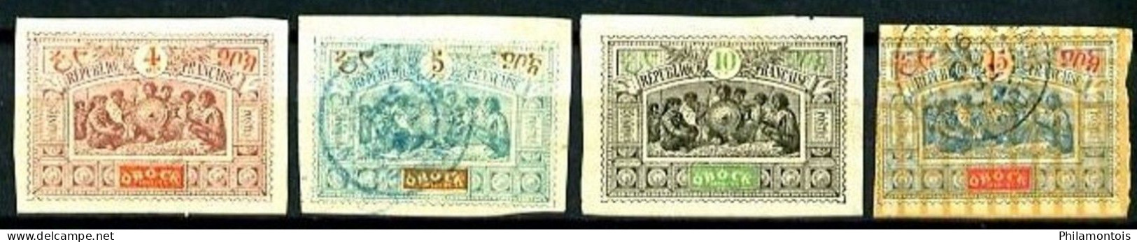 OBOCK 49 à 52 - 4 Valeurs N. Ou O. - Cote : 20 E - Très Beaux. - Unused Stamps