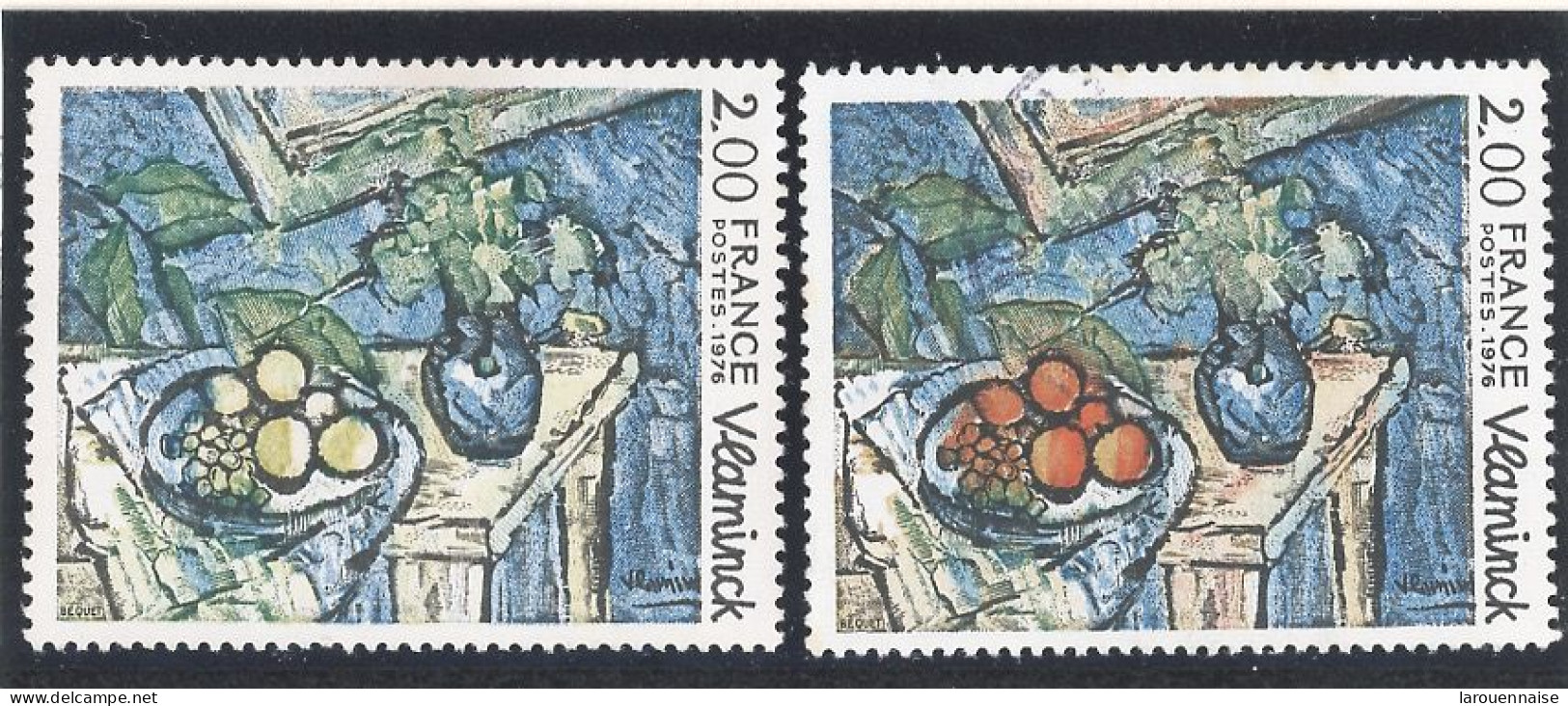 VARIÉTÉ- N°1901 N**- ROUGE ABSENT (Maury 1901a) - Unused Stamps