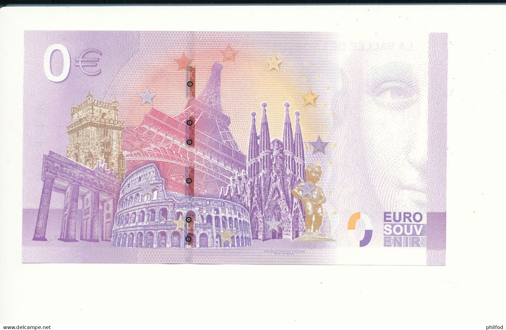 Billet Touristique  0 Euro  - LA VALLEE DES TORTUES - ANNIV - 2022-1 -  UEYK -  N° 2174 - Altri & Non Classificati