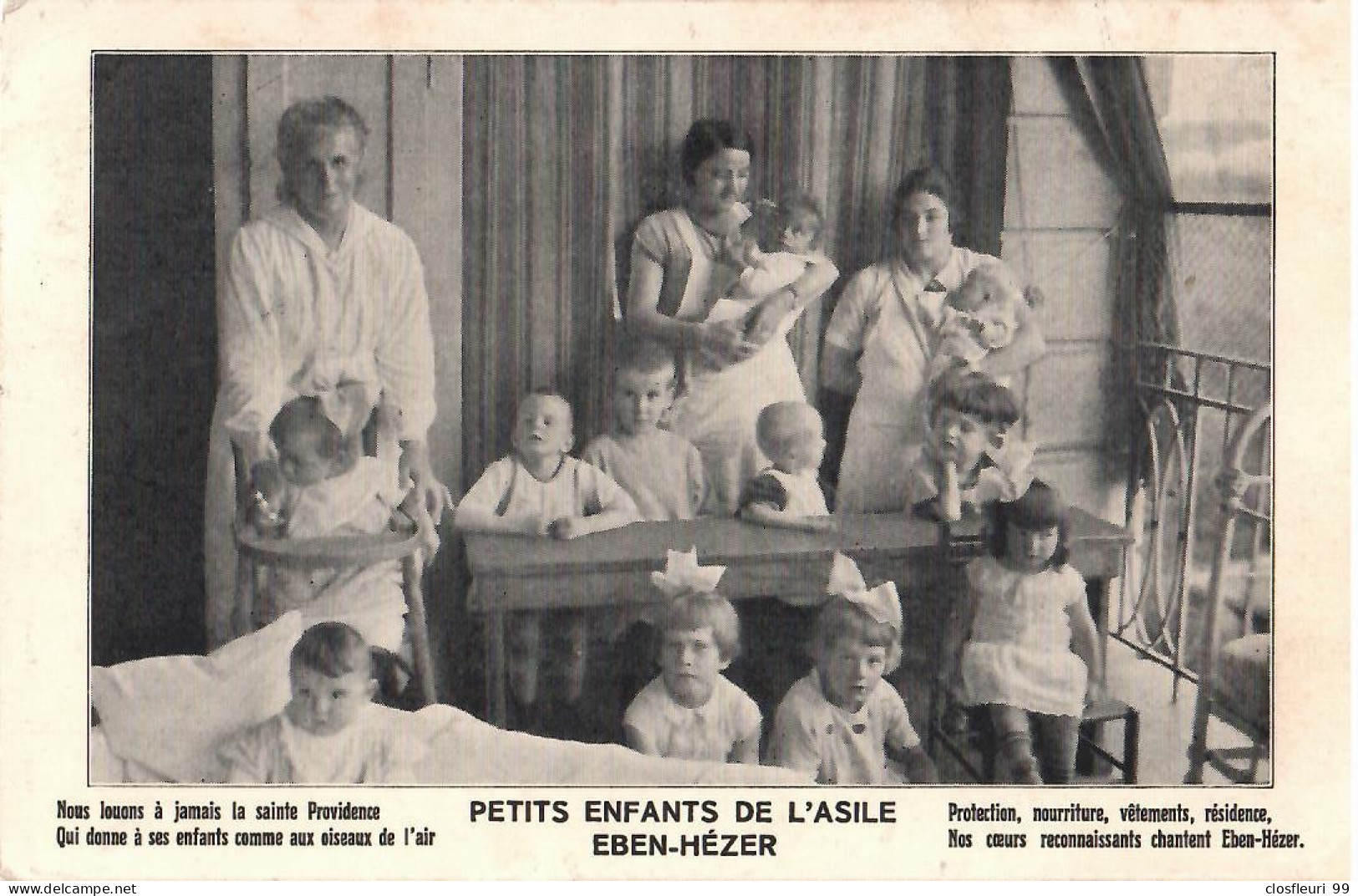 Eben-Hézer / Petits-enfants De L'asile / Ecrite 1923 - Aubonne