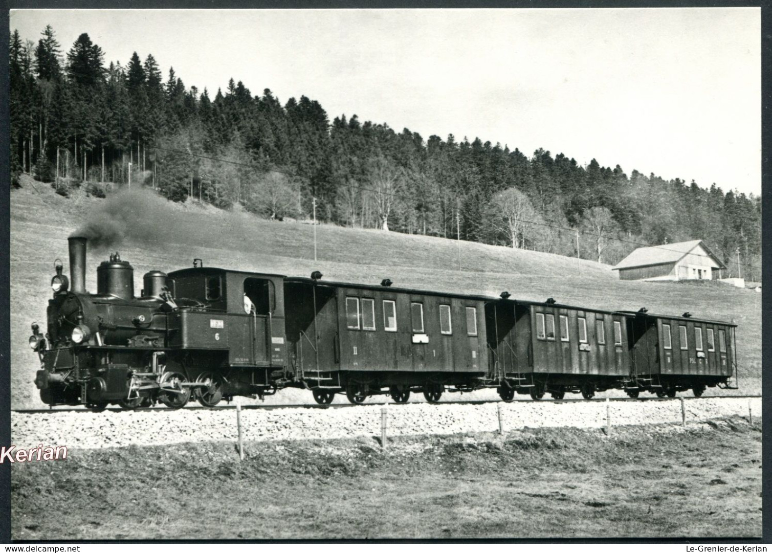 CPSM Edit. BVA - PSC - Train Près Des Ponts De Martel En 1950 - Voir 2 Scans - Ponts-de-Martel