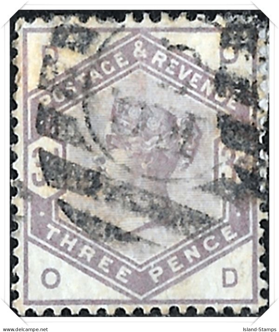 QV 1883 3d Dull Lilac SG191 Used - Gebraucht
