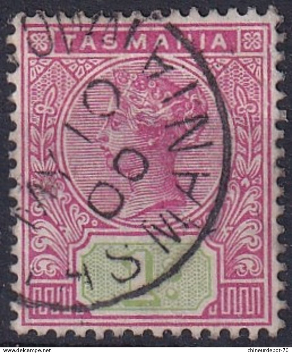 Tasmania QUENN VICTORIA 1S - Used Stamps