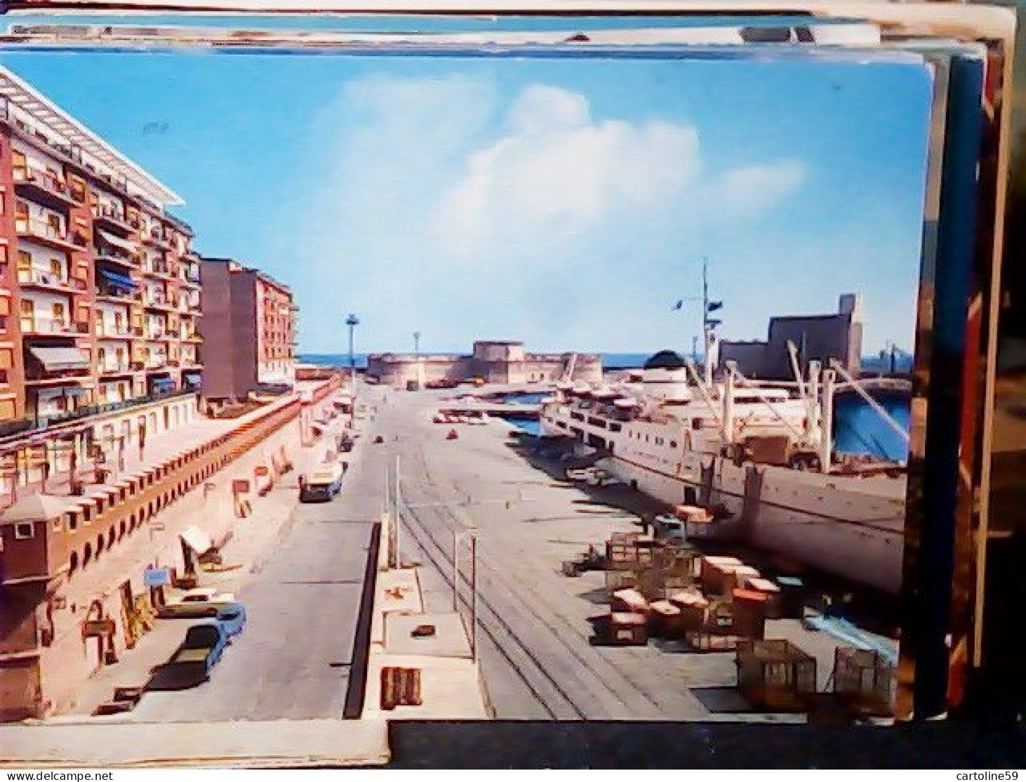9 CARD  CIVITAVECCHIA Varie Vedute PORTO NAVE SHIP FERRY Varie VBN1966< JT6519 - Civitavecchia