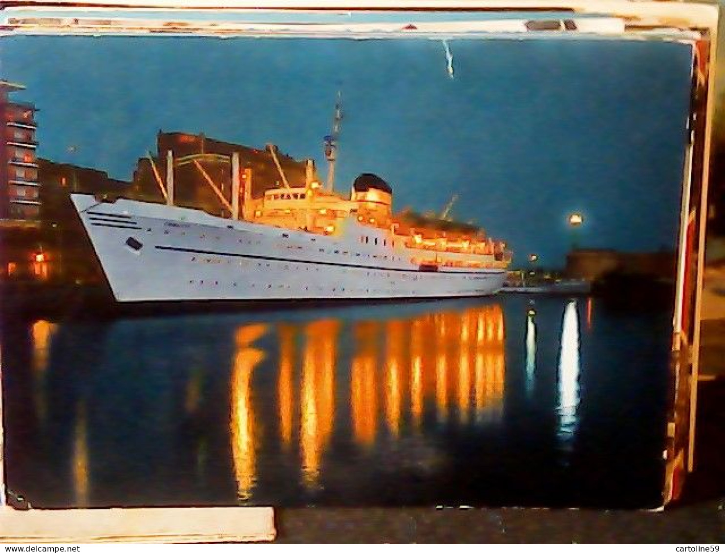 9 CARD  CIVITAVECCHIA Varie vedute PORTO NAVE SHIP FERRY varie VBN1966< JT6519