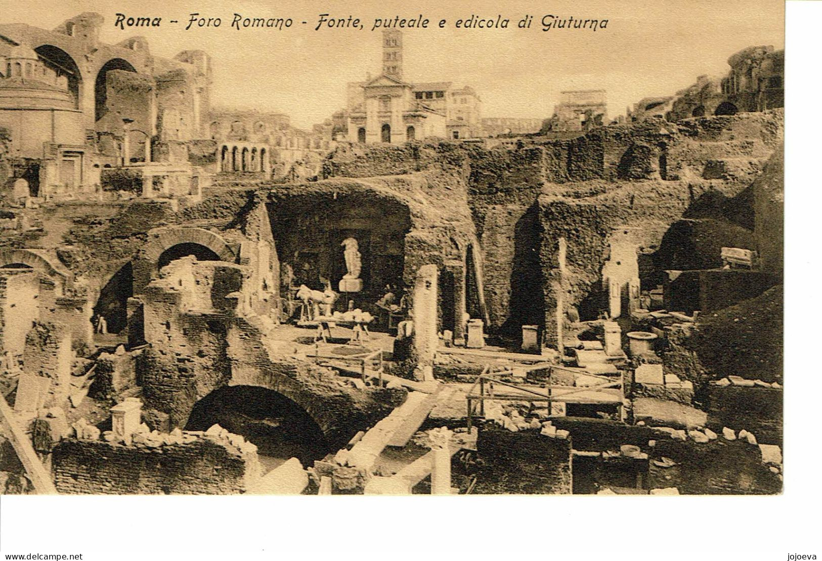 ROMA  Foro Romano  Fonte, Puteale E Edicola Di Giuturna - Altare Della Patria