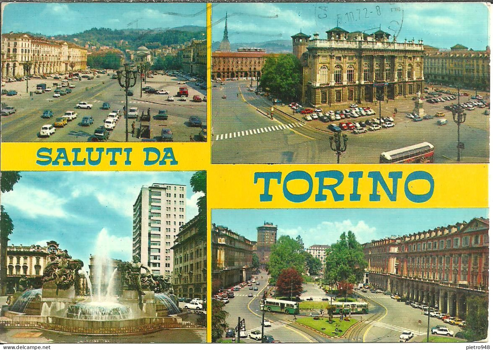 Torino (Piemonte) Vedute E Scorci Panoramici, Vues Panoramiques, Panoramic Views - Mehransichten, Panoramakarten