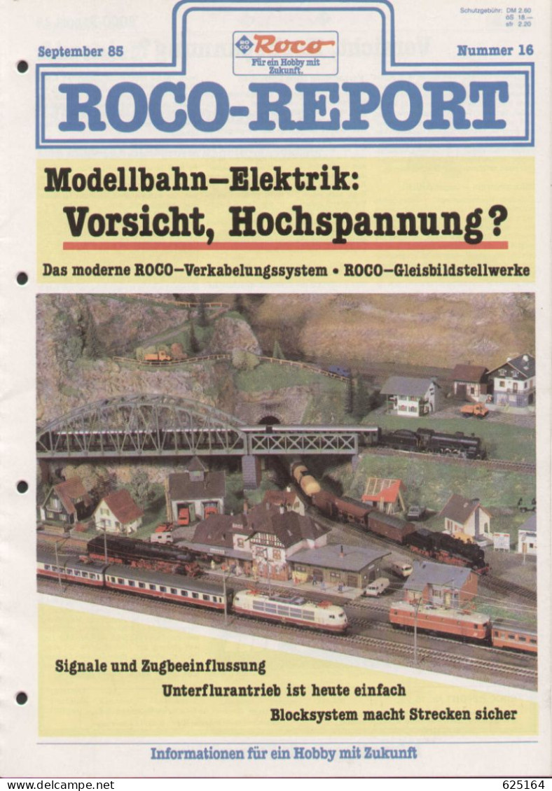 Catalogue  ROCO REPORT Magazin 1977- 1994 Von Nr. 1 Bis Nr. 33 Im ROCO-Ringbinder - German