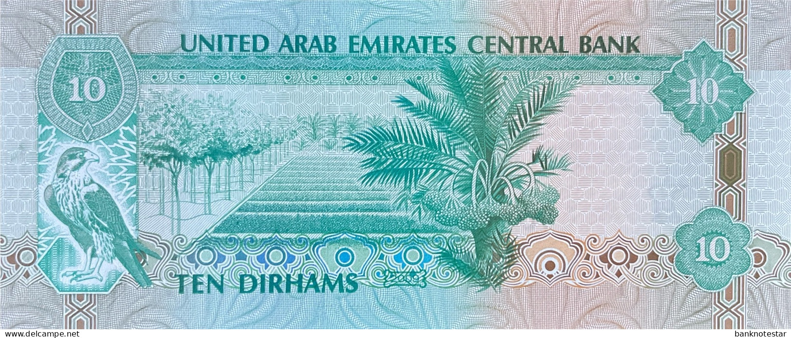 United Arab Emirates 10 Dirhams, P-27a (2009) - UNC - Ver. Arab. Emirate