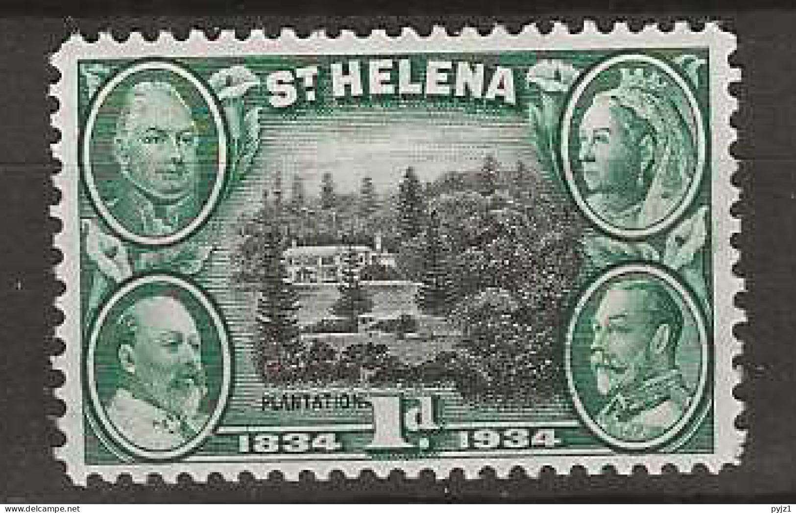 1934 MH Saint Helena Mi 82 - Saint Helena Island