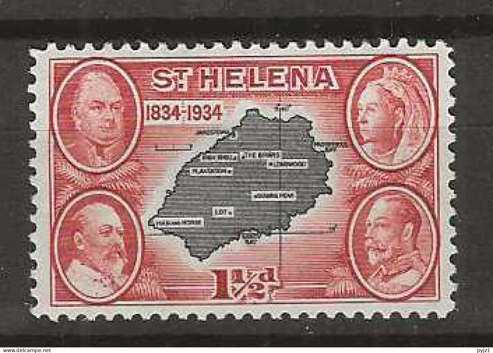 1934 MH Saint Helena Mi 83 - Saint Helena Island