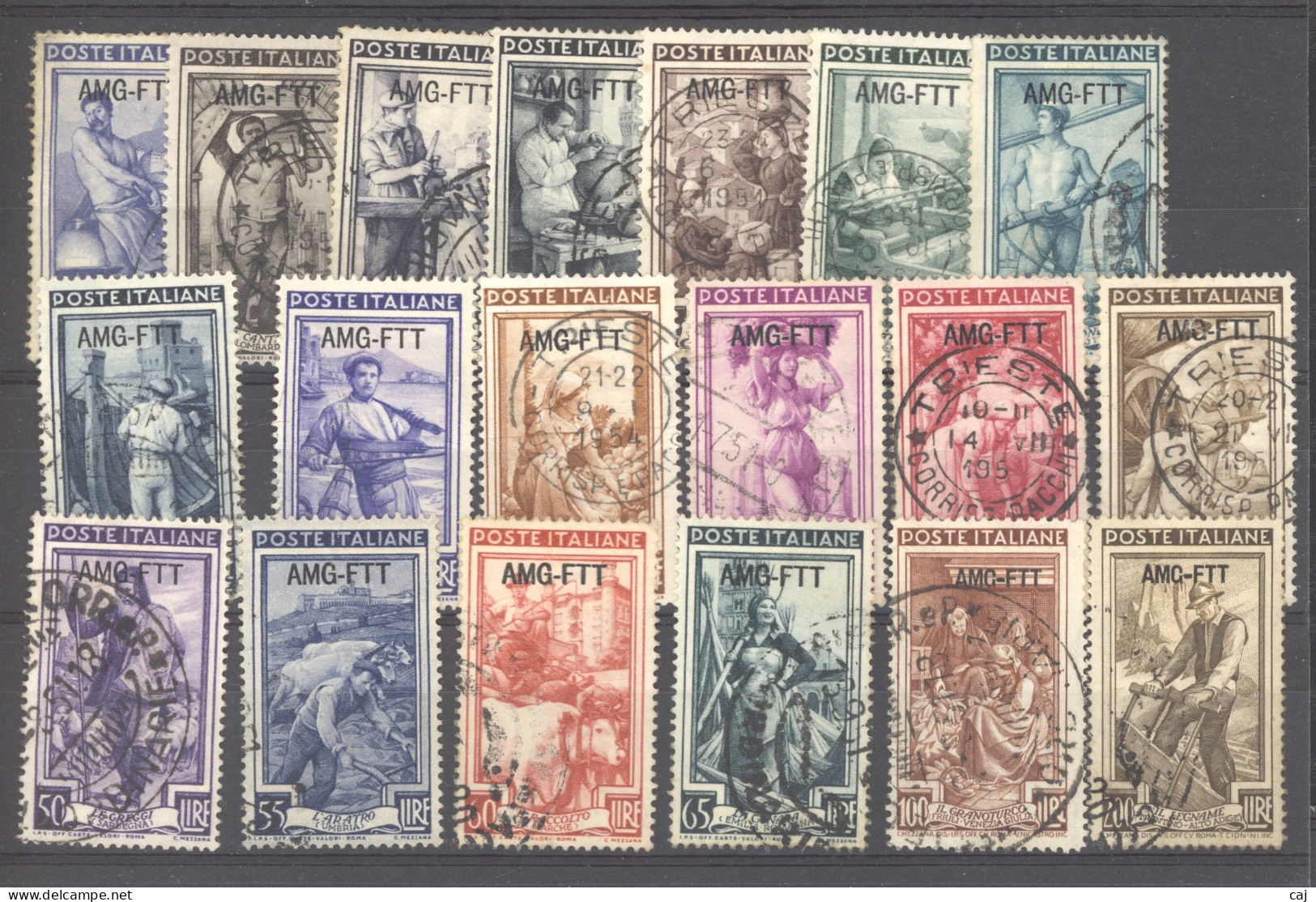 Italie  -  Trieste A  :  Yv  84-102  (o) - Used