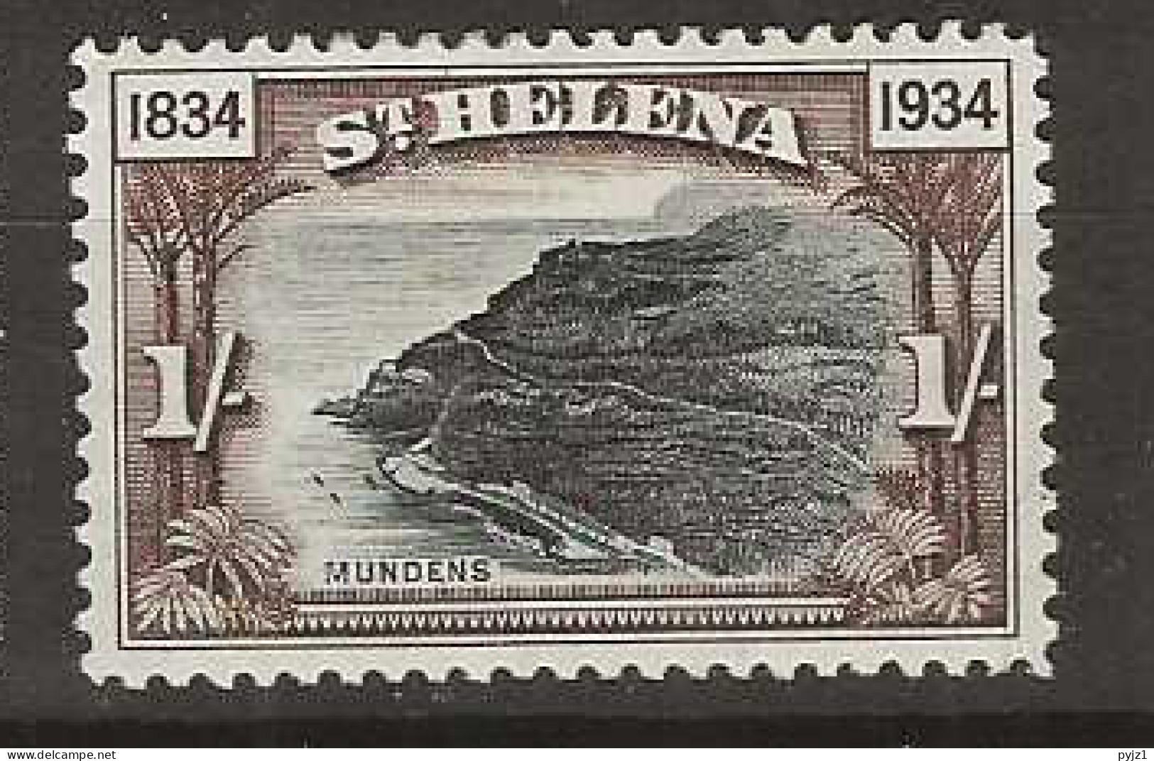 1934 MH Saint Helena Mi 86 - Saint Helena Island