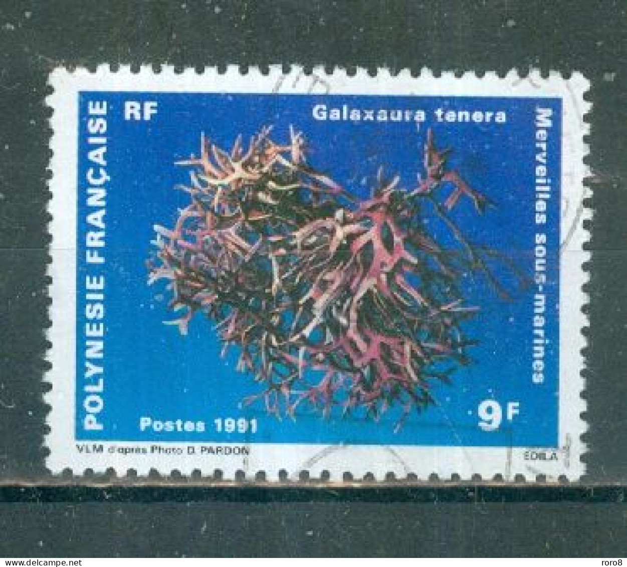 POLYNESIE - N°377 Oblitéré - Merveilles Sous-marines. - Used Stamps