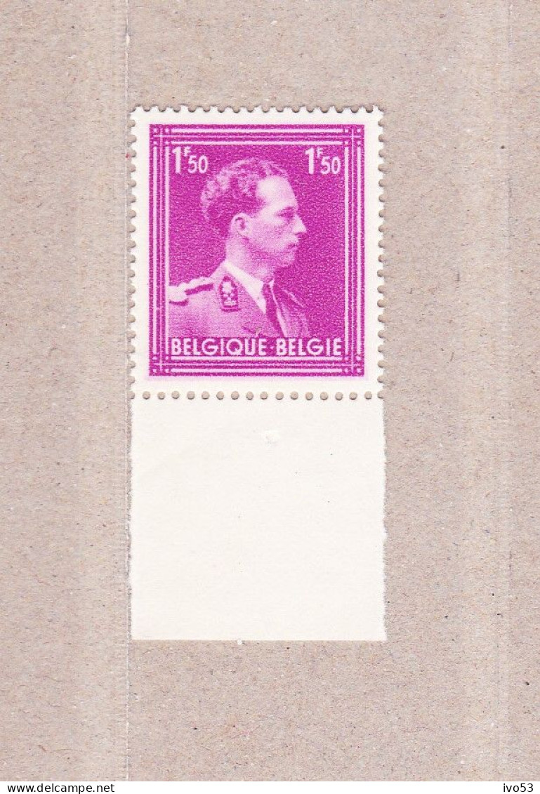 1943 Nr 641** Zonder Scharnier,zegel Uit Reeks Leopold III.OBP 2,5 Euro. - 1936-1957 Open Kraag