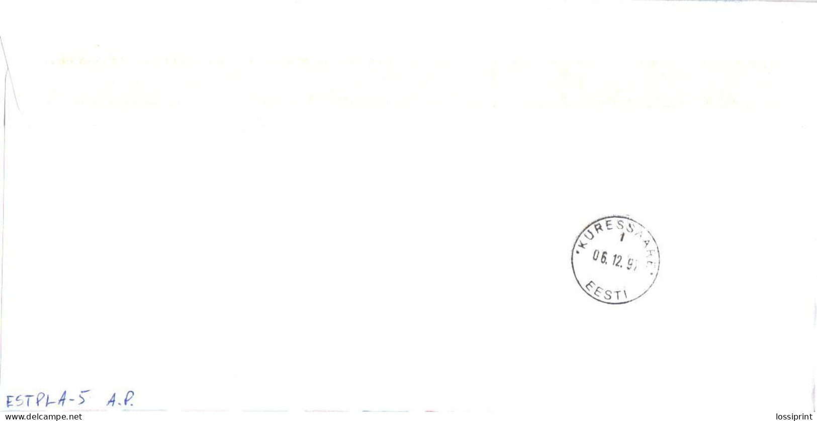 Hungary:NATO Military Post To Estonia, Air Mail, 1997 - Servizio