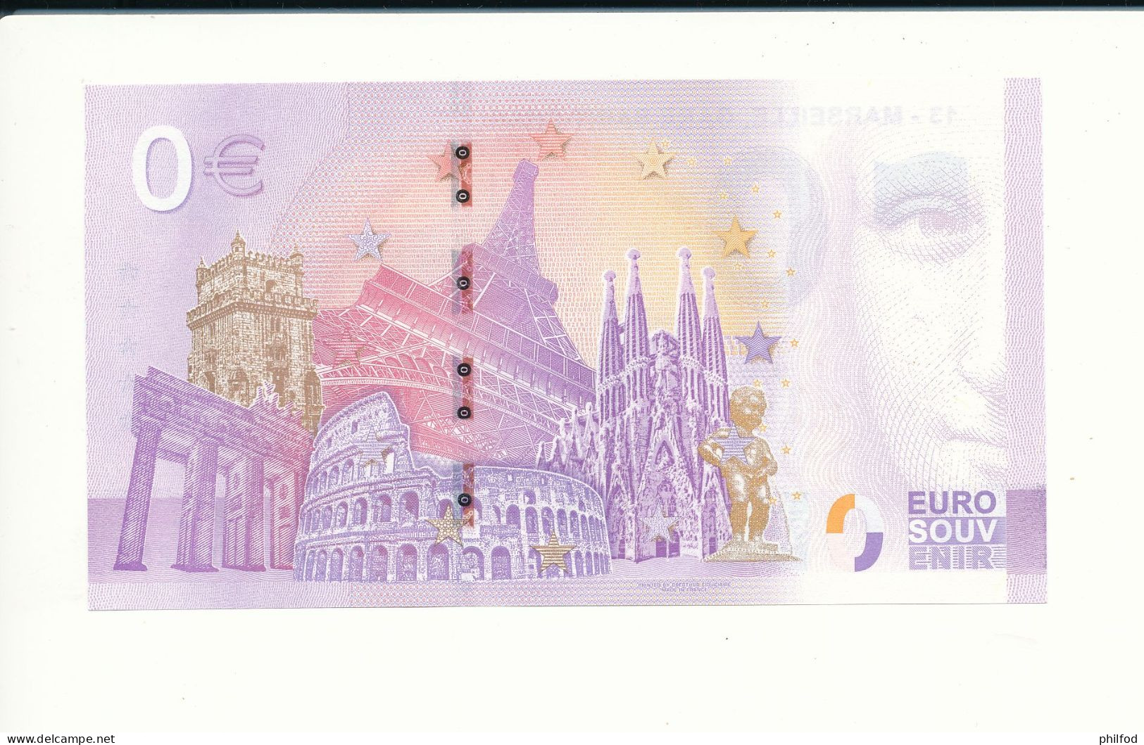 Billet Touristique  0 Euro  - 13 - MARSEILLE, GARE SAINT-CHARLES -  2022-4 -  UEZD -  N° 1728 - Autres & Non Classés