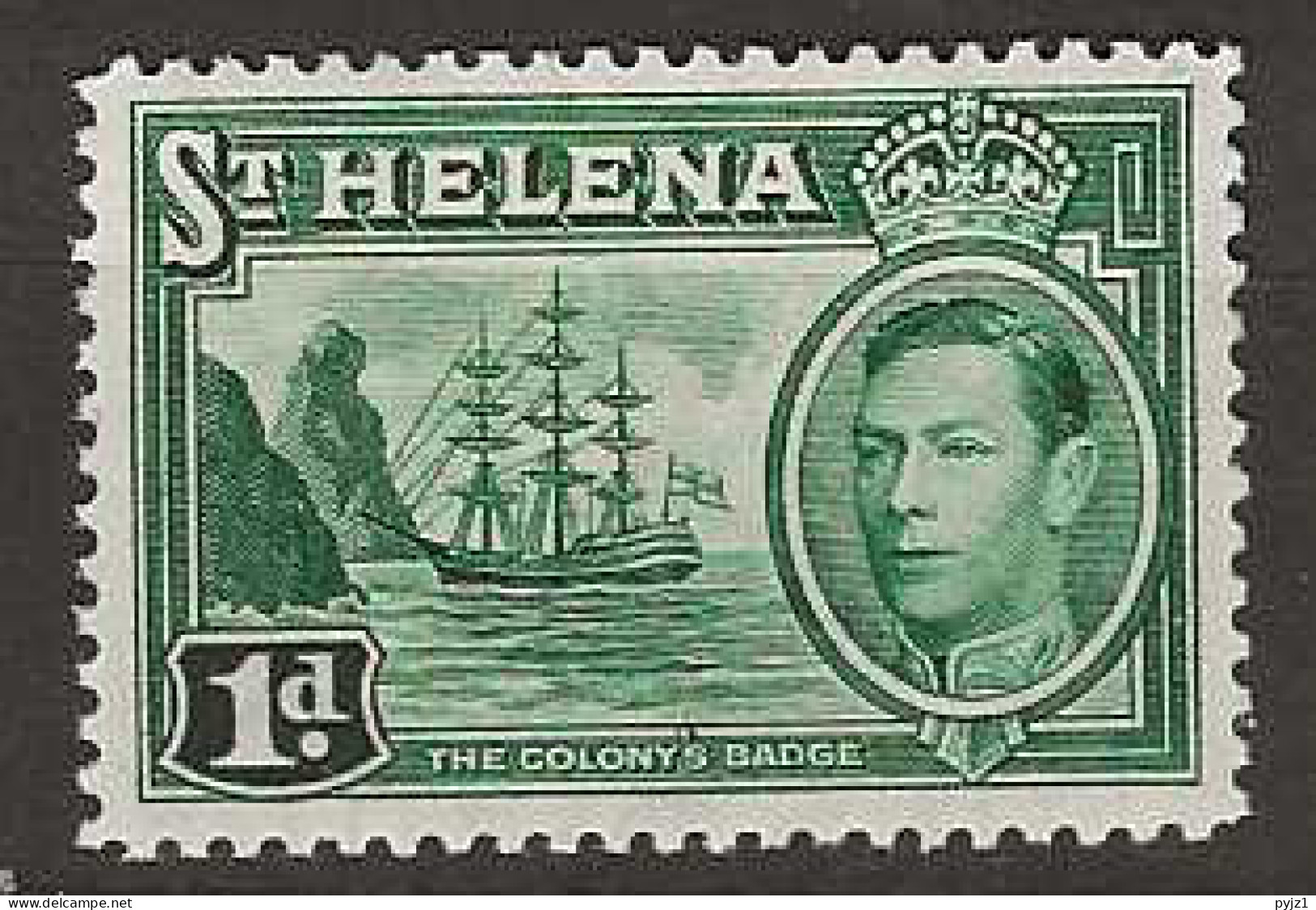 1938 MH Saint Helena Mi 97 - Saint Helena Island