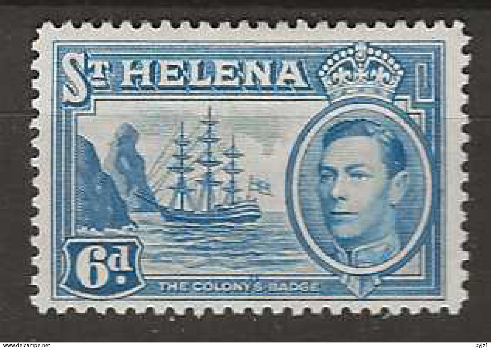 1938 MH Saint Helena Mi 105 - Saint Helena Island