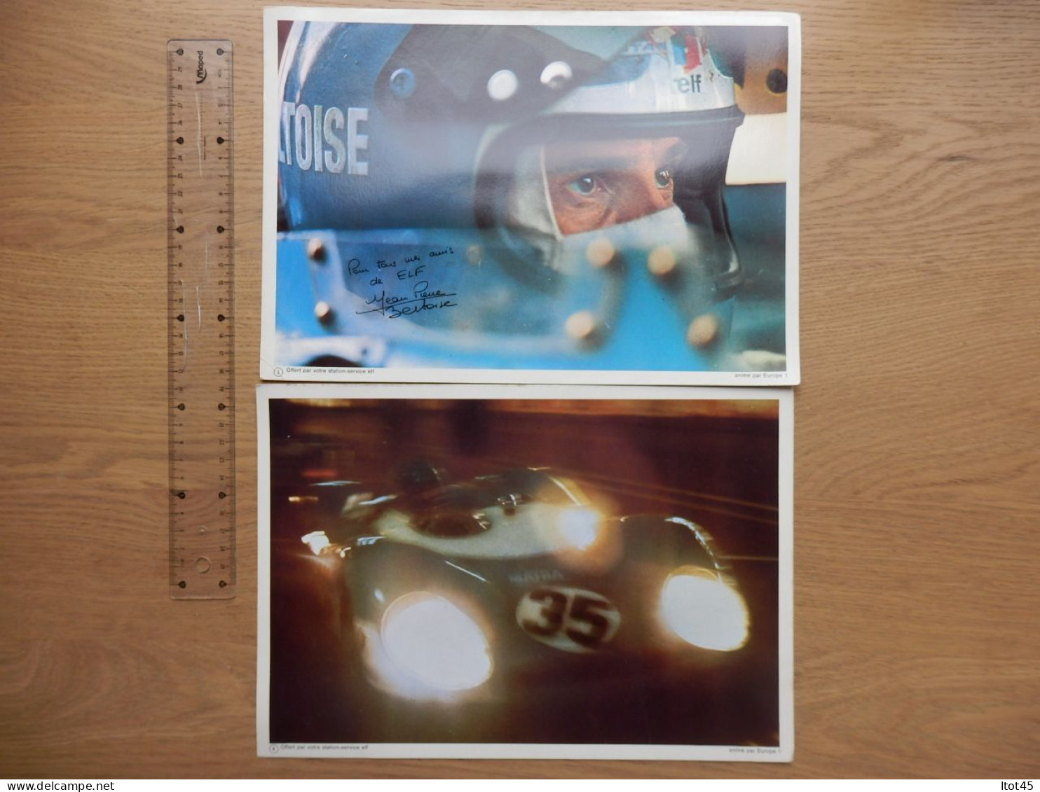 LOT DE 8 IMAGES FORMAT A4 ALPINE RENAULT MATRA ELF BELTOISE PRESCAROLO - Autorennen - F1