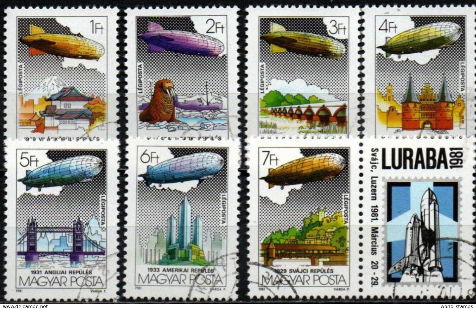 HONGRIE 1981 O - Used Stamps