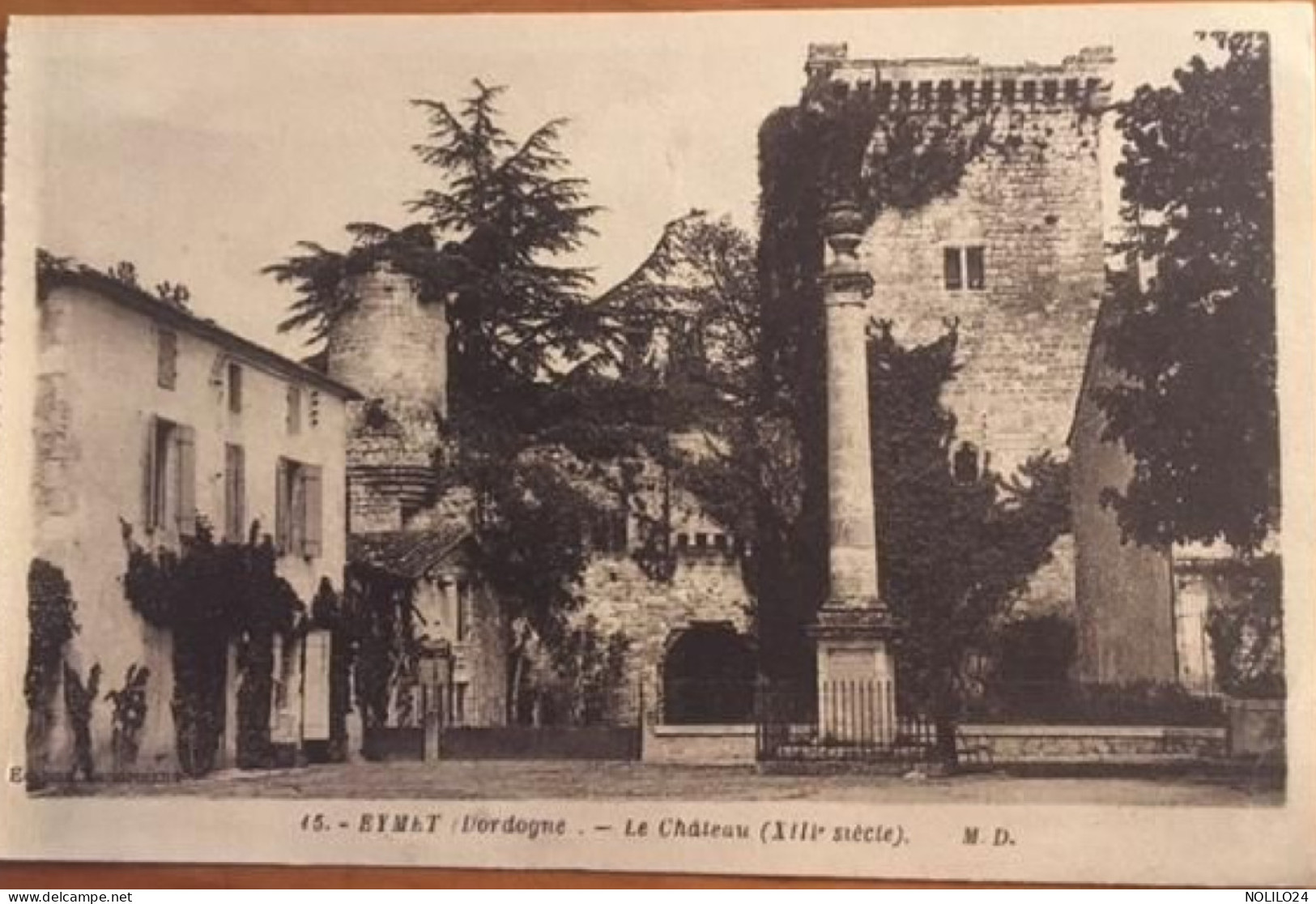 Cpa 24 EYMET Le Château (XIIIè Siècle), éd M.D N° 15, Non écrite - Eymet