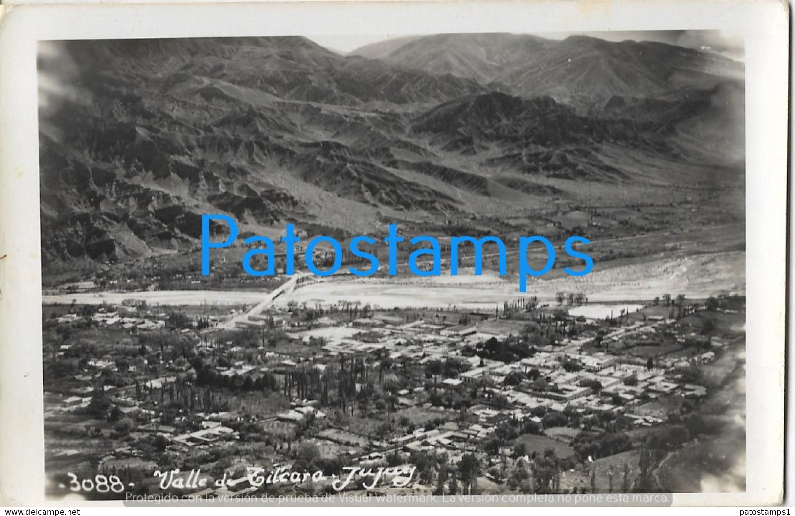 223674 ARGENTINA JUJUY VALLE DE TILCARA VISTA GENERAL PHOTO NO POSTAL POSTCARD - Argentine