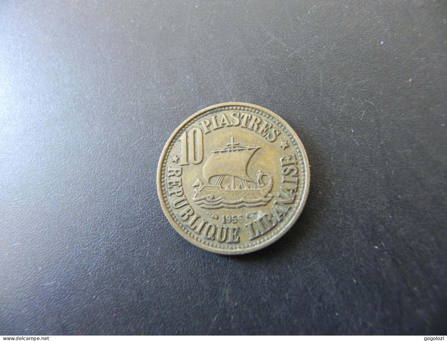 Liban 10 Piastres 1955 - Lebanon