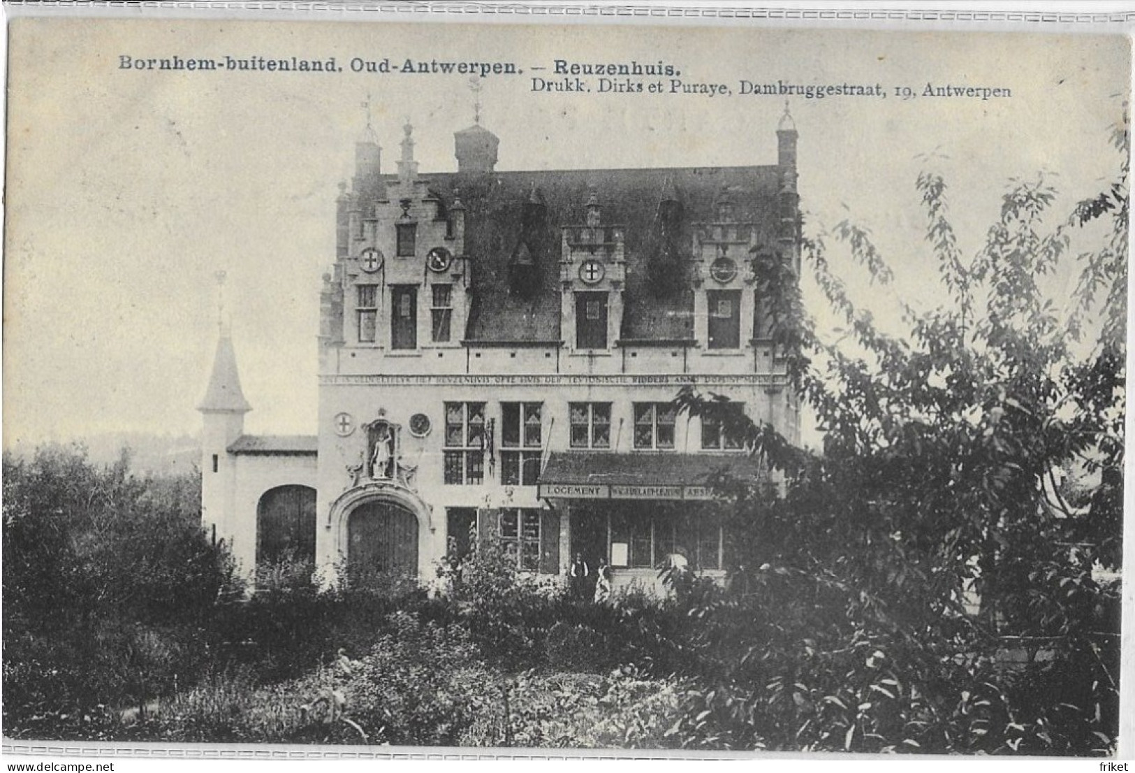 - 3478 - BORNHEM - BUITENLAND , OUD-ANTWERPEN   Reuzenhuis - Bornem