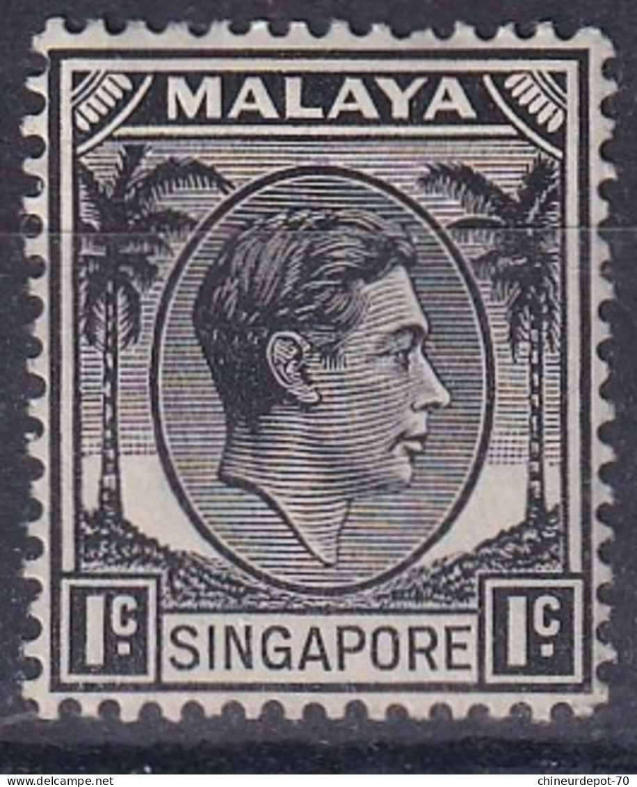 Singapour Singapore Malaya Neufs Avec Charnieres * - Singapur (...-1959)