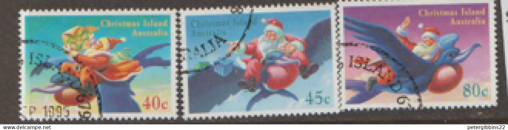 Christmas  Islands  1995   SG 404-6   Christmas    Fine Used - Christmas Island