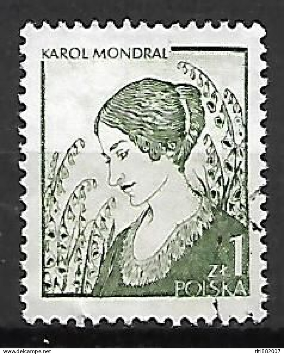 POLOGNE       -    CELEBRITE    /   Karol  MONDRAL     -     Oblitéré - Famous Ladies