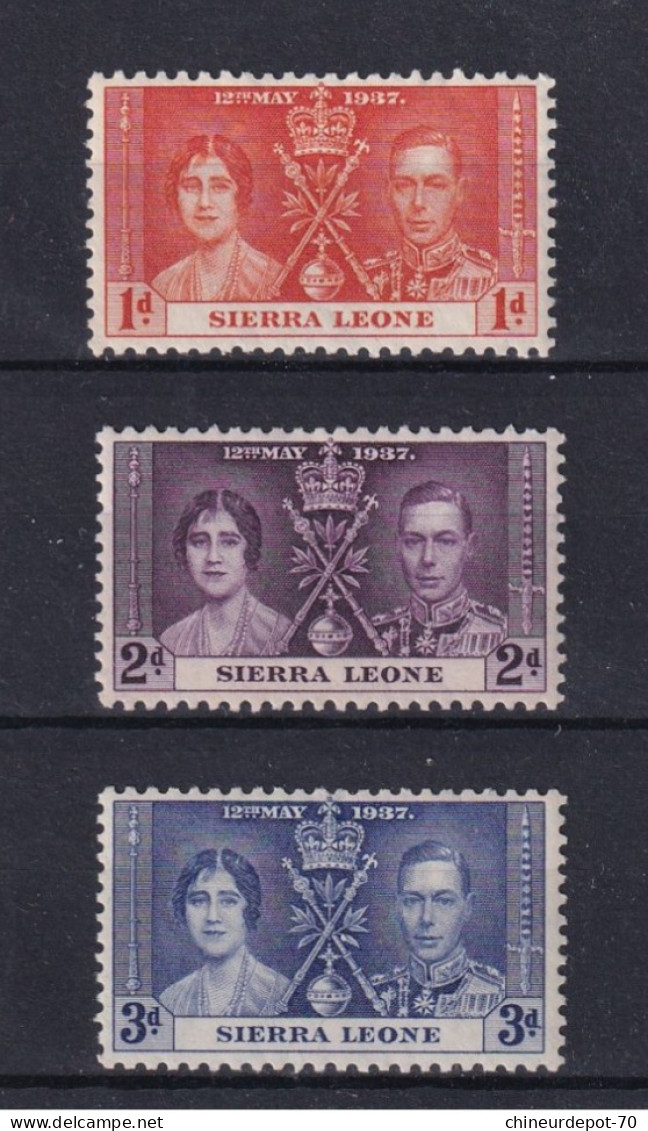 Sierra Leone Neufs Avec Charnières * - Sierra Leone (...-1960)