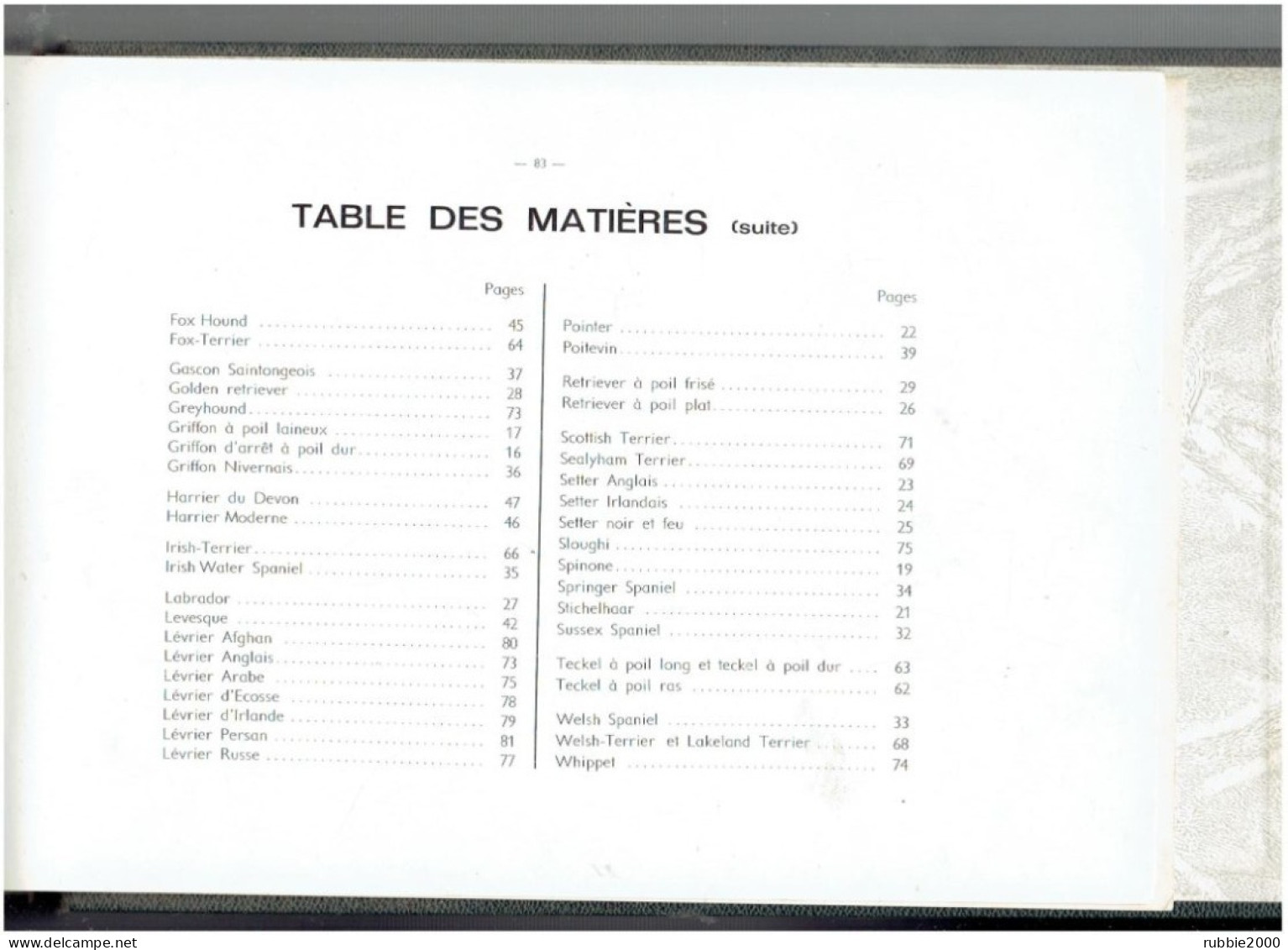 Les Chiens De Chasse. Monogaphies De Chiens D'arrêt, Chiens Courants, Terriers Et Lévriers. Manufrance. 1965 - Jacht/vissen