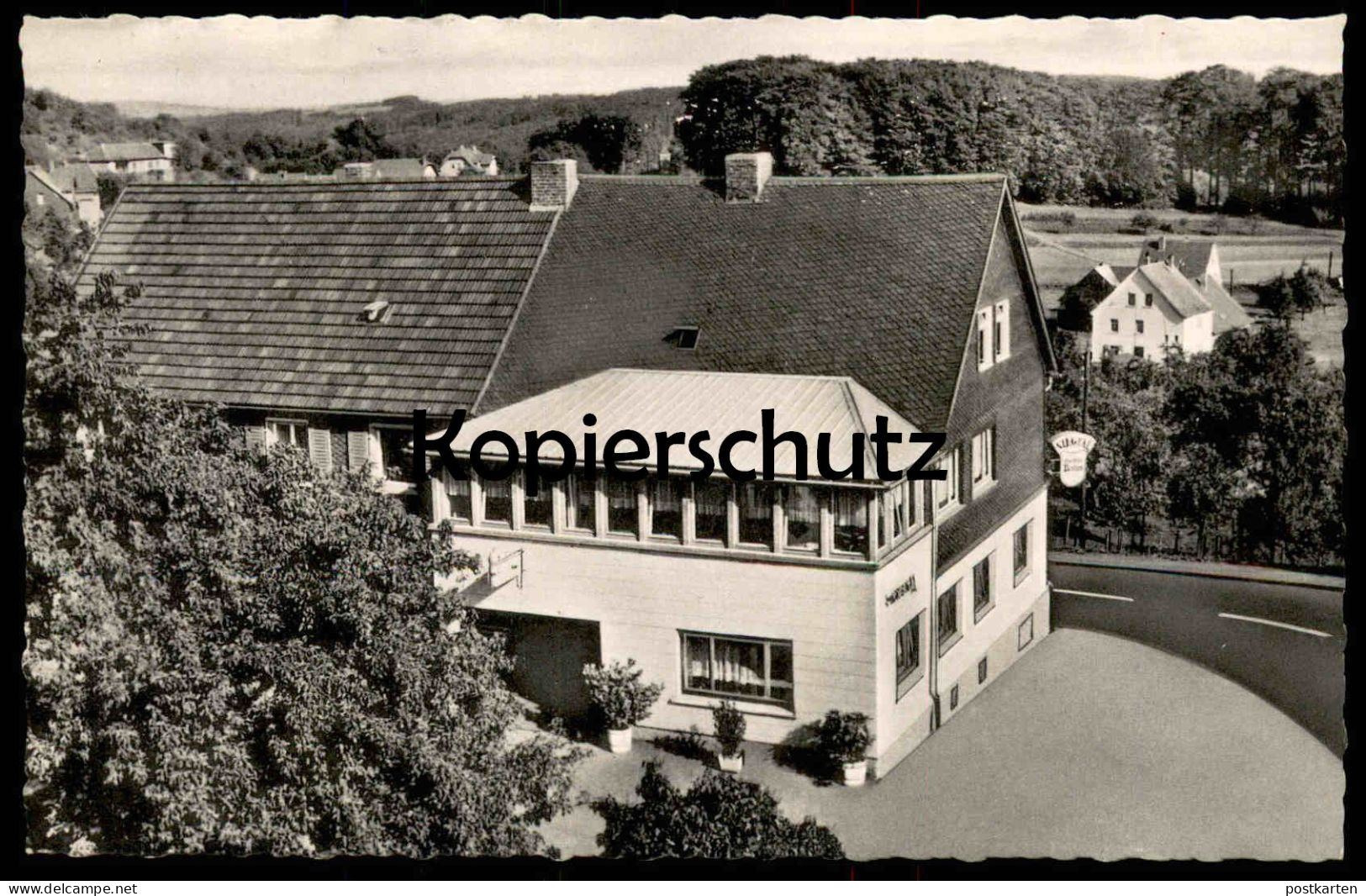 ÄLTERE POSTKARTE ZINHAIN GASTHAUS UND PENSION KLEBER BAD MARIENBERG Westerwald Ansichtskarte AK Cpa Postcard - Bad Marienberg