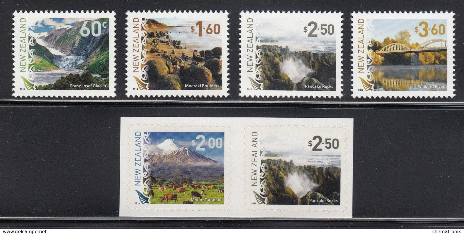 New Zealand 2014 - Scenic Definitives - MNH ** - Unused Stamps