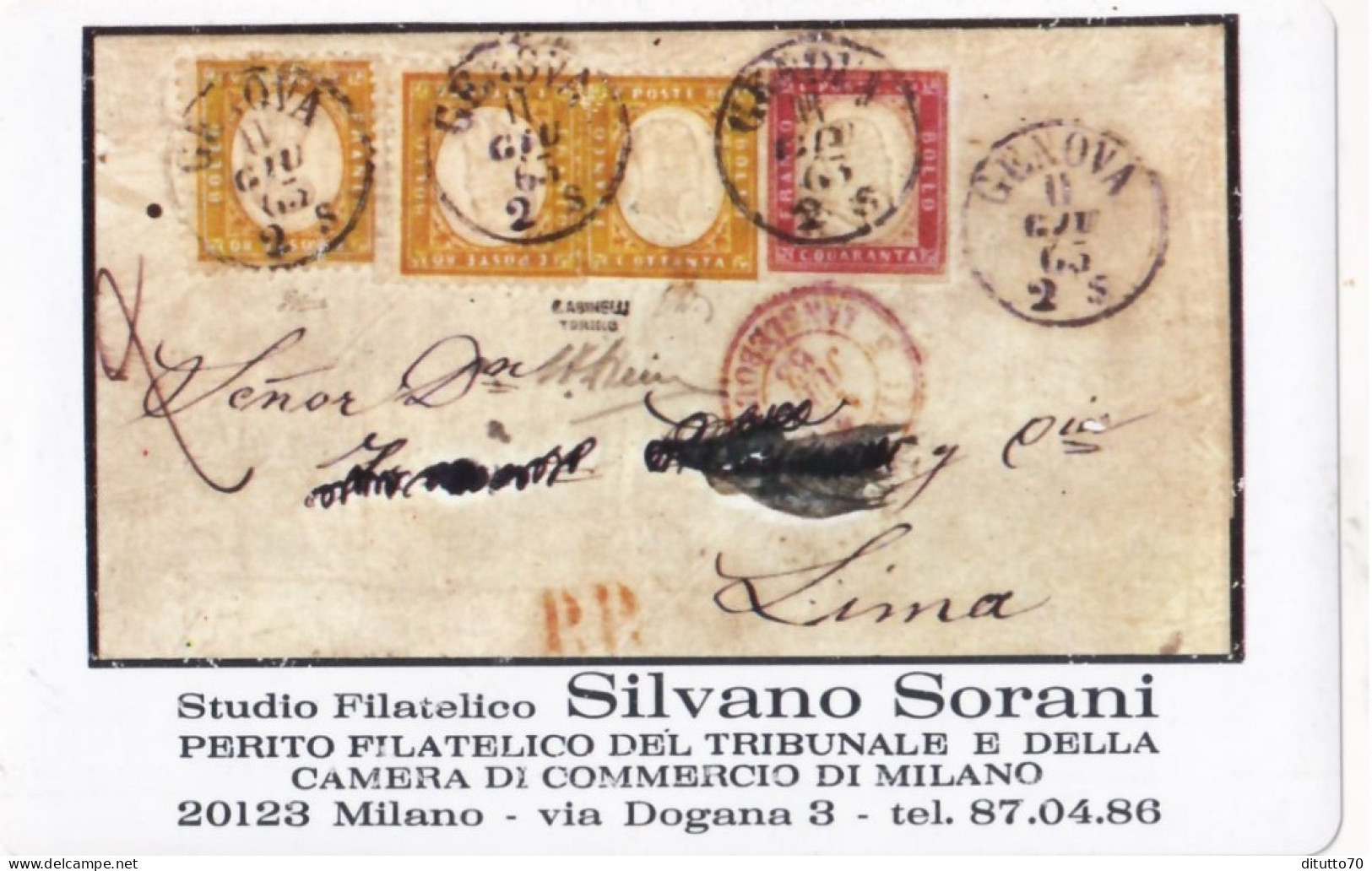Calendarietto - Studio Filatelico - Silvano Sorani - Milano - Anno 1976 - Petit Format : 1971-80