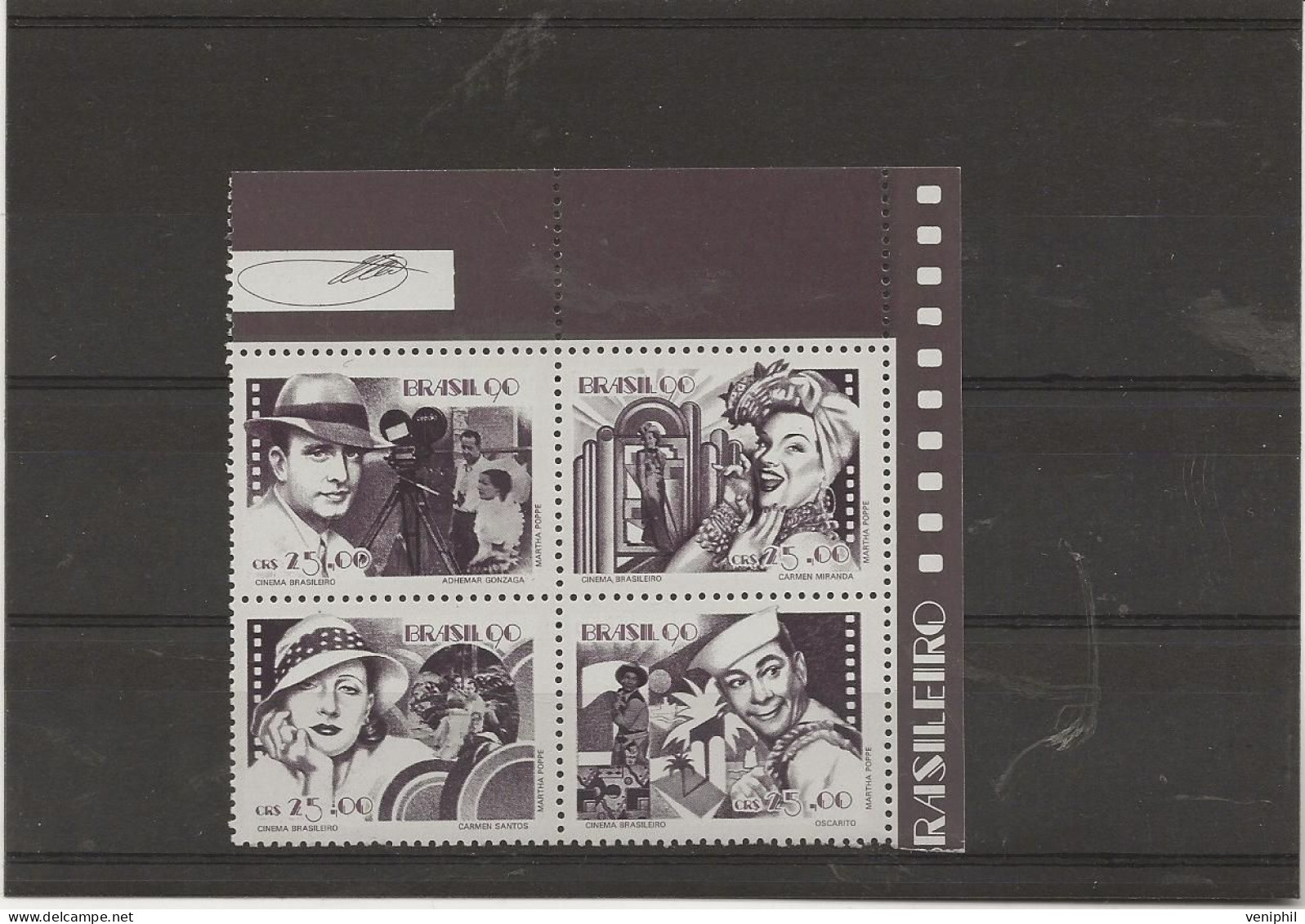 BRESIL - N° 1969 A 1972  BLOC DE 4 NEUF  SANS CHARNIERE - Unused Stamps