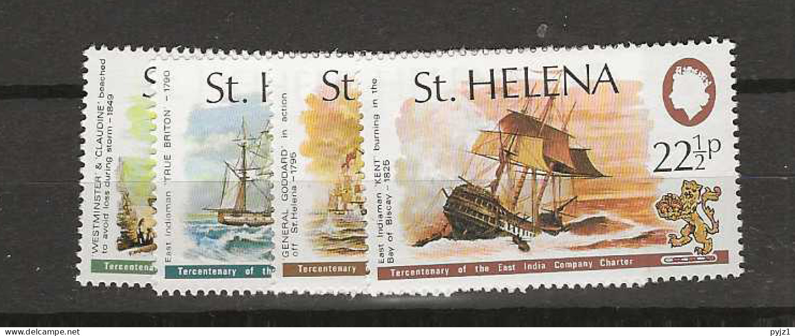 1973 MNH Saint Helena Mi  266-69 Postfris** - Saint Helena Island