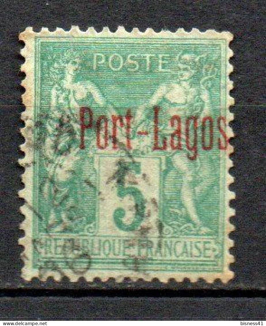 Col40 Colonie Port Lagos N° 1 Oblitéré Cote : 37,00 € - Used Stamps