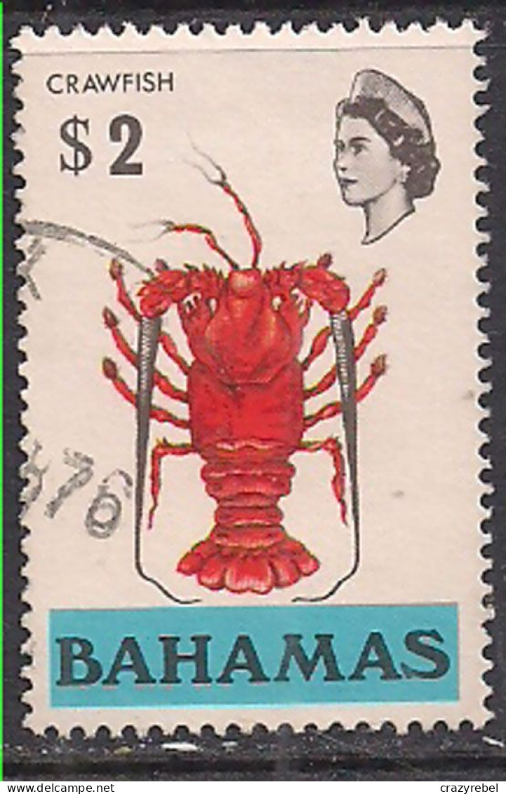 Bahamas 1957-58 QE2 $2 Lobster Used SG 171 ( G1230 ) - 1859-1963 Crown Colony