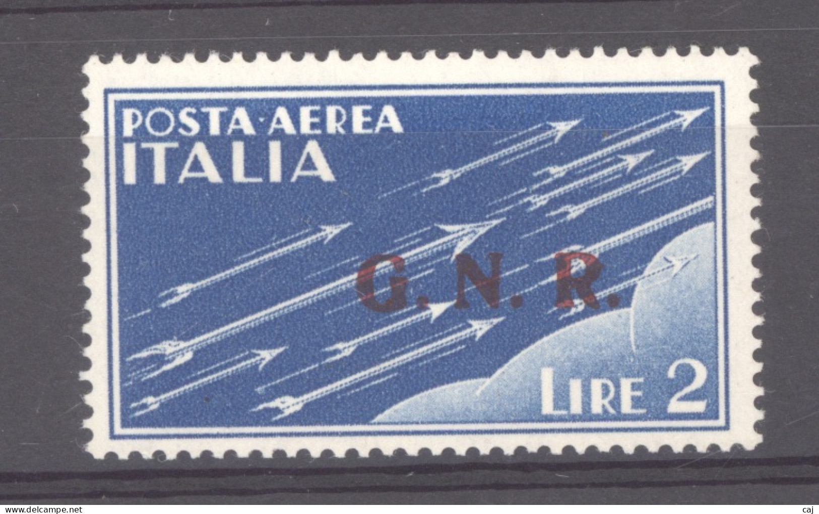 Italie  -  République Sociale  -  Avion  :  Yv  6  **     ,   N2 - Correo Aéreo