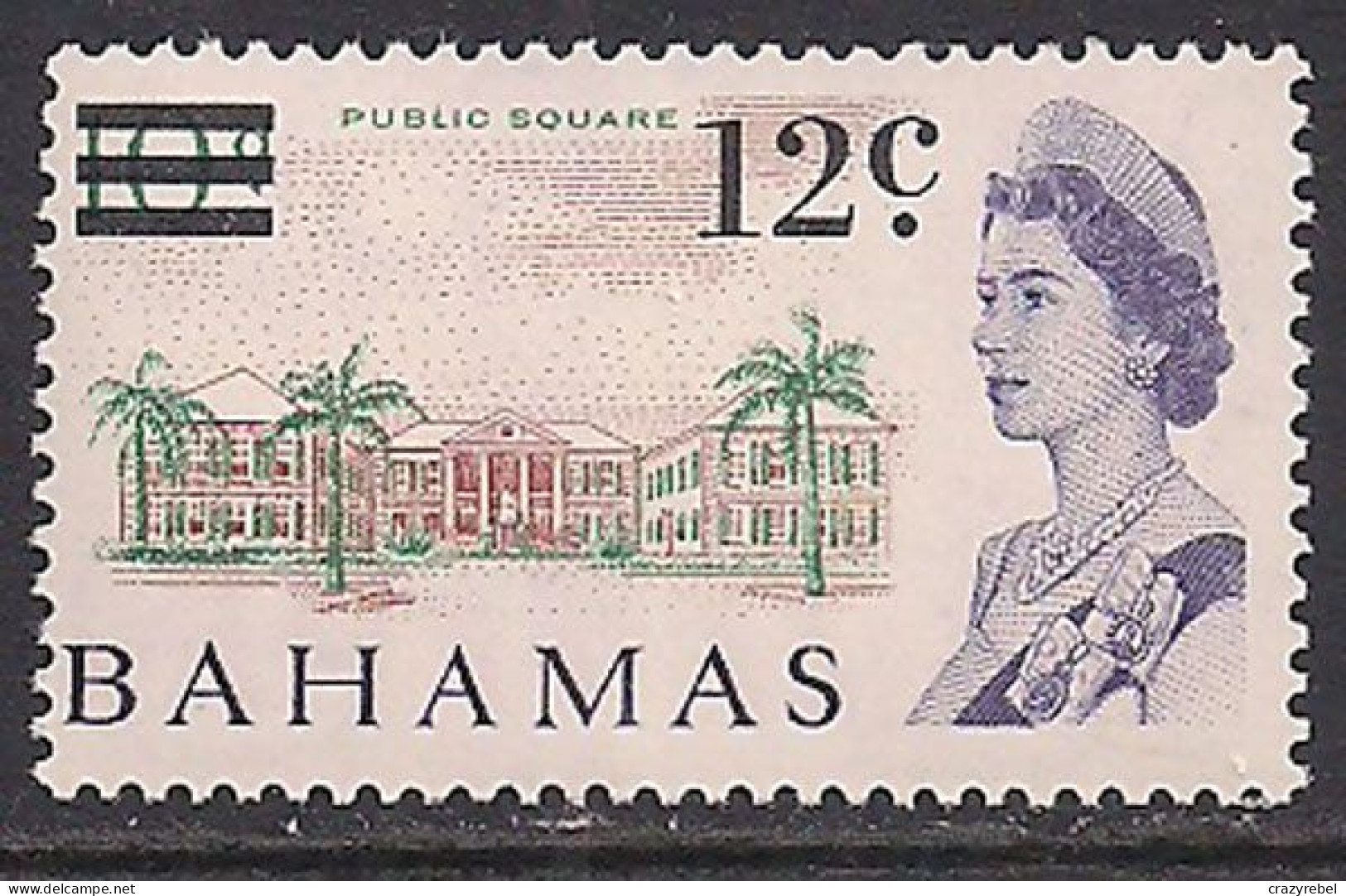 Bahamas 1966 QE2 12c SG 281 MNH ( F378 ) - 1963-1973 Ministerial Government