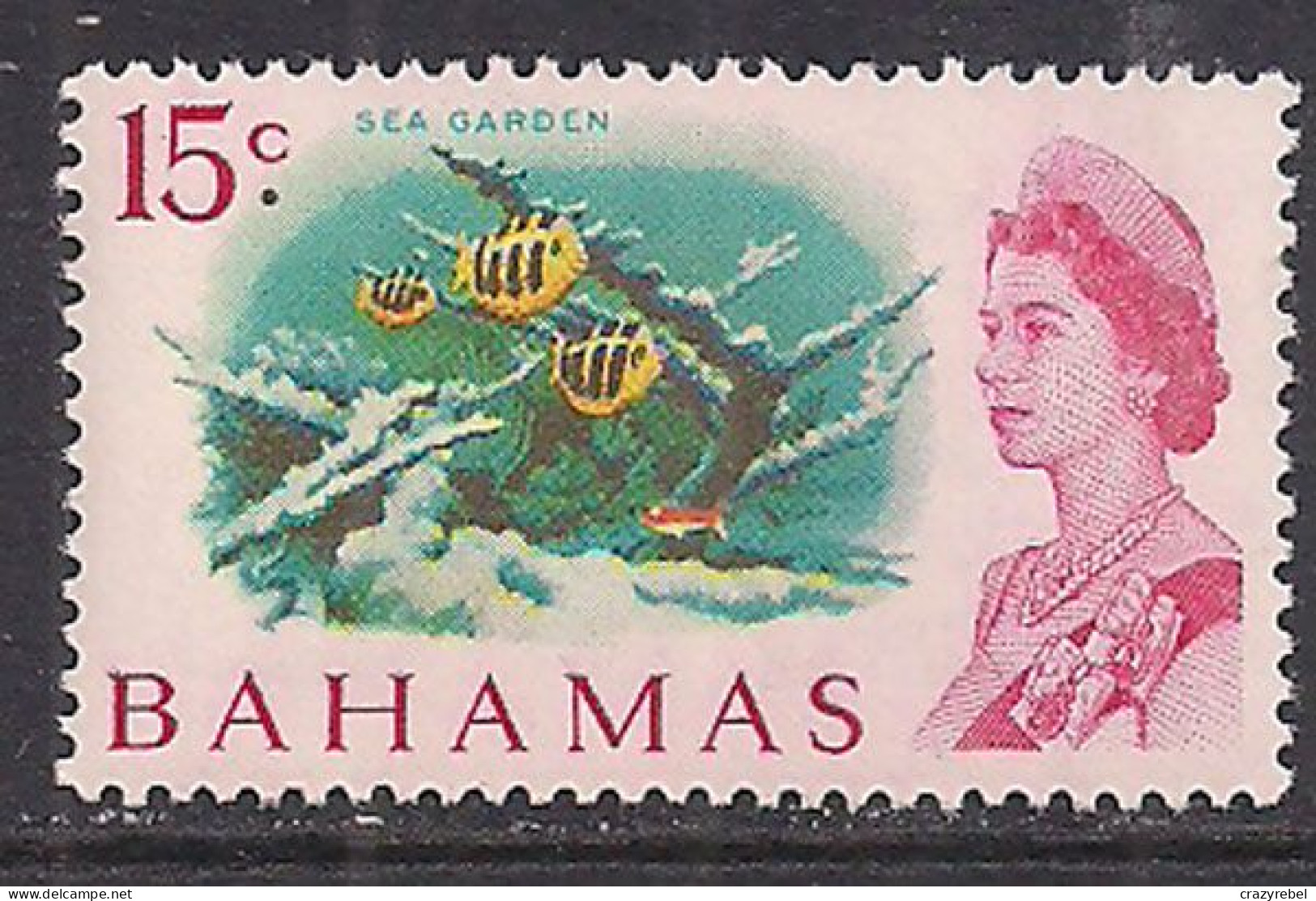 Bahamas 1967/71 QE2 15cents Fish SG 304 MNH ( F489 ) - 1963-1973 Autonomia Interna