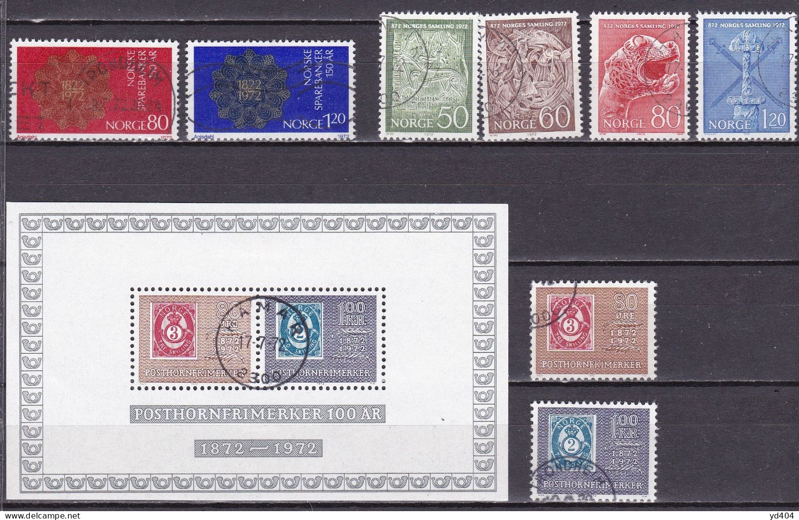 NO085 – NORVEGE - NORWAY – 1972 – FULL  SETS – Y&T # 589/613 USED 25 € - Gebraucht