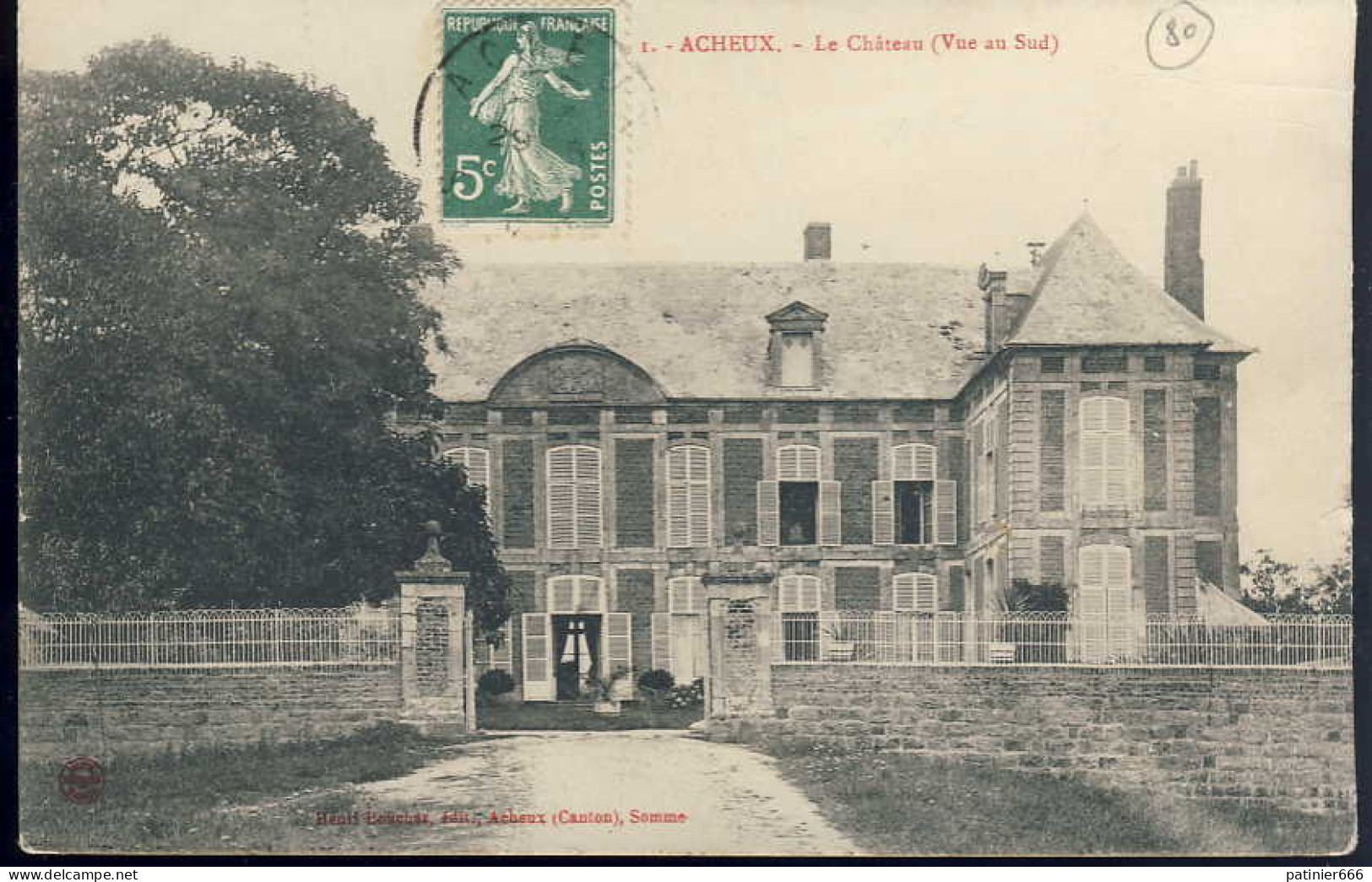 Acheux Le Chateau - Acheux En Amienois