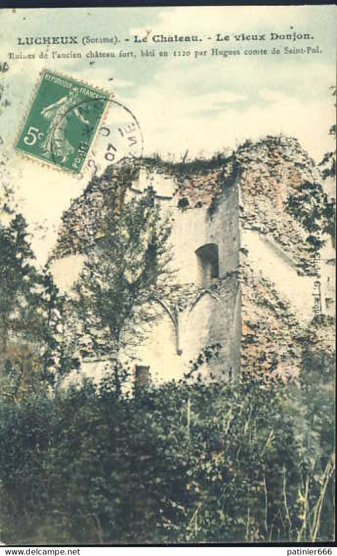 Lucheux Le Chateau Le Vieux Donjon - Lucheux