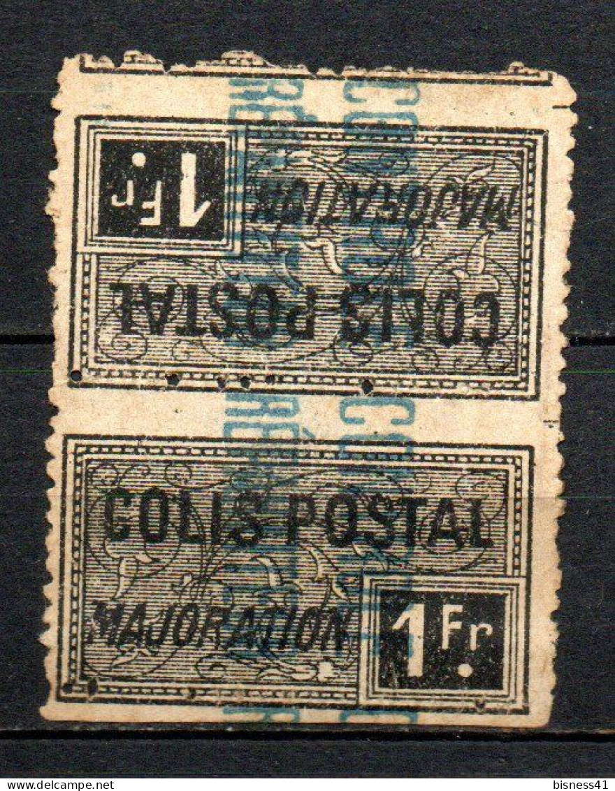 Col40 Colonie Algérie 1924 Colis Postaux N° 14 Tête Bêche Oblitéré Cote 50€ - Paquetes Postales